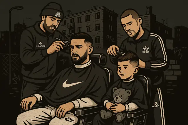 Apa-fia hajvágás Secteur XV Barbershop Budapest 1154