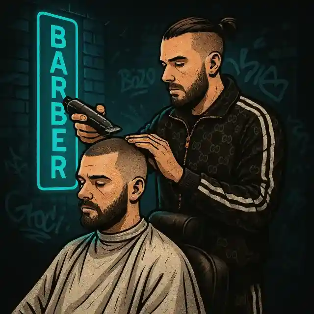 Egyhossz hajvágás Secteur XV Barbershop Budapest 1154